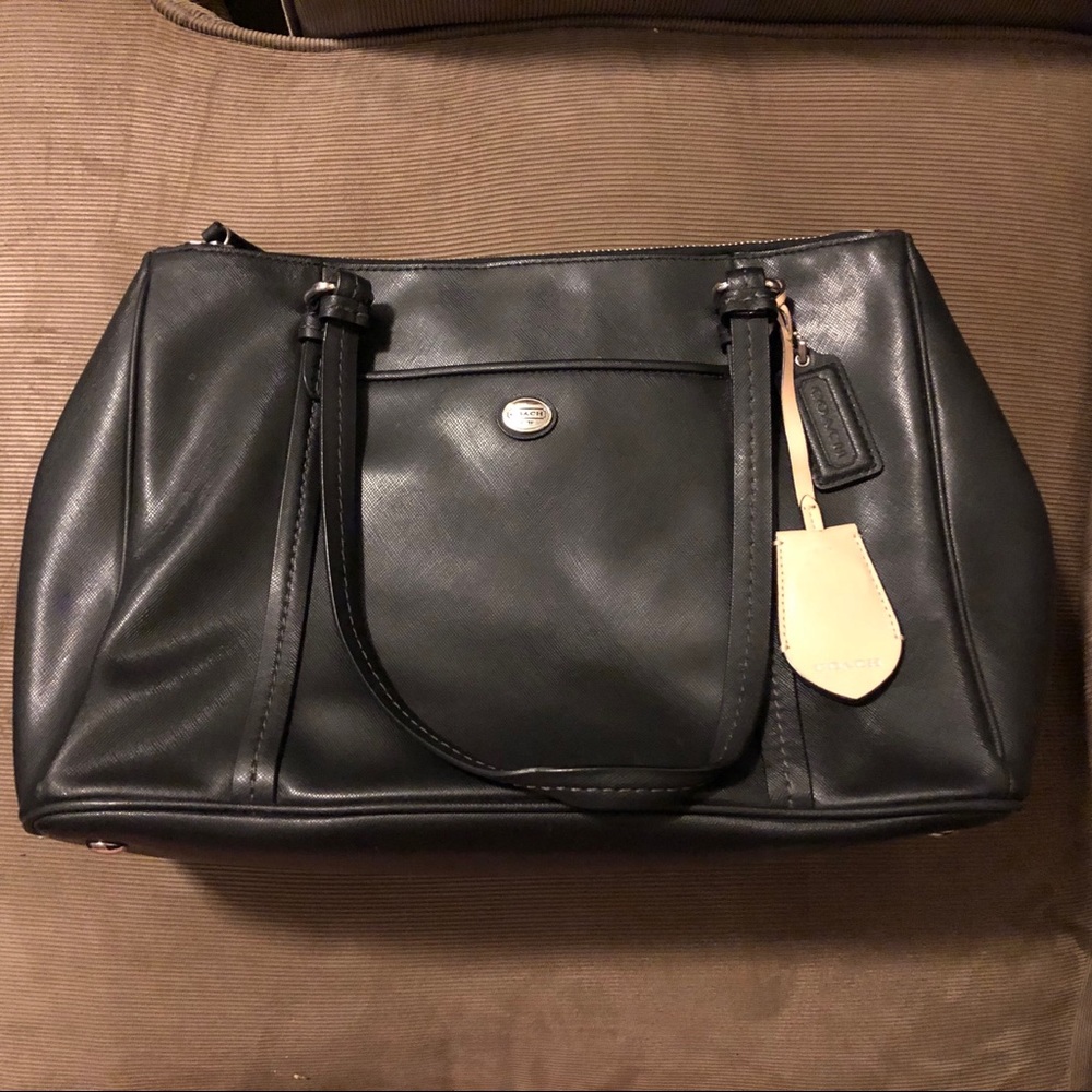 Grey Coach Handbag